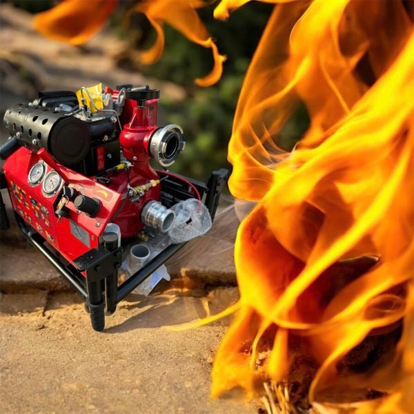 Máy bơm nước cứu hỏa chạy dầu đề điện 13hp Turbo TBH192E