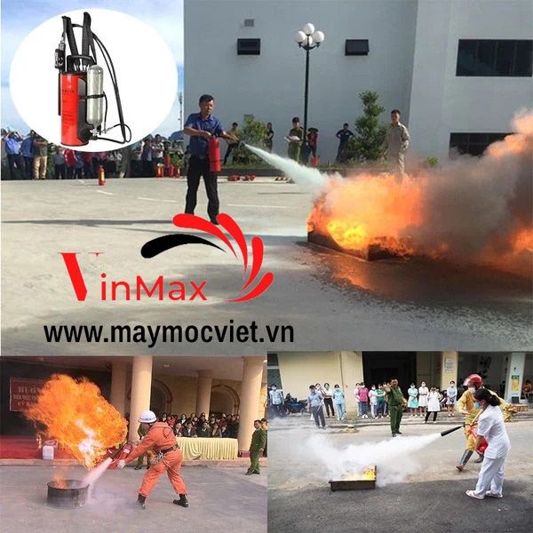 Bình chữa cháy di động phun sương áp lực cao VMCC12
