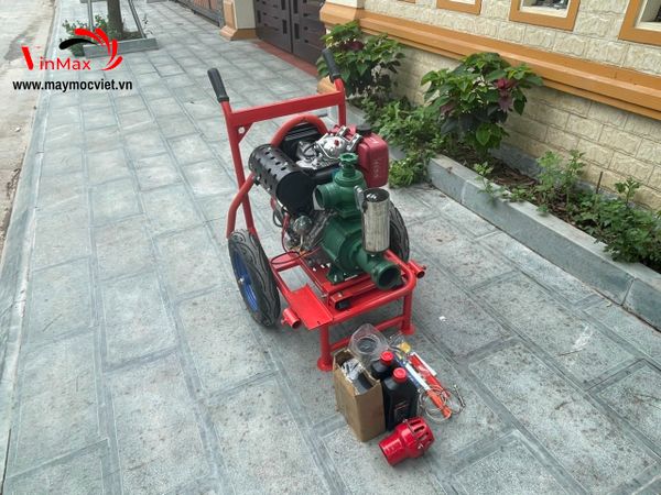 Bơm cao áp chạy dầu cứu hỏa kết hợp phun tưới TURBO TBH192
