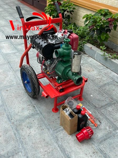 Bơm cao áp chạy dầu cứu hỏa kết hợp phun tưới TURBO TBH192
