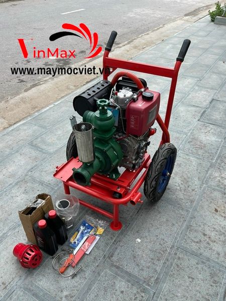 Bơm cao áp chạy dầu cứu hỏa kết hợp phun tưới TURBO TBH192