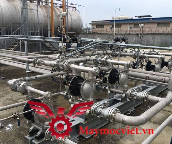 Bơm Màng Khí Nén GODO QBY3-80 HỢP KIM NHÔM