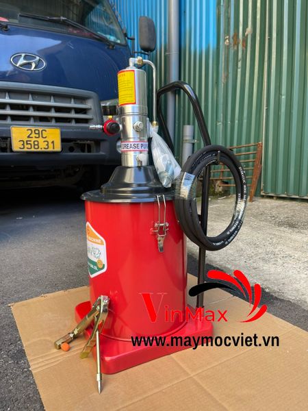 Máy Bơm Mỡ Khí Nén Nakawa 25 lít BM25L