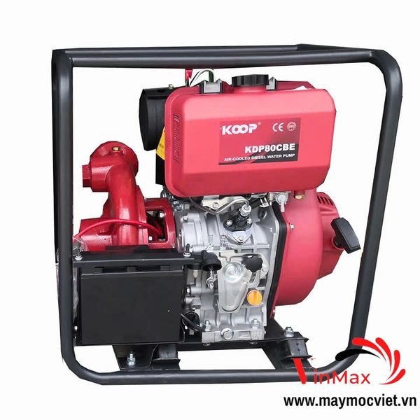Bơm PCCC diesel Koop KDP80CBE (6.6KW) đề nổ