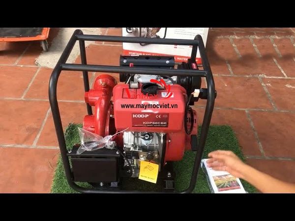 Bơm PCCC diesel Koop KDP80CBE (6.6KW) đề nổ