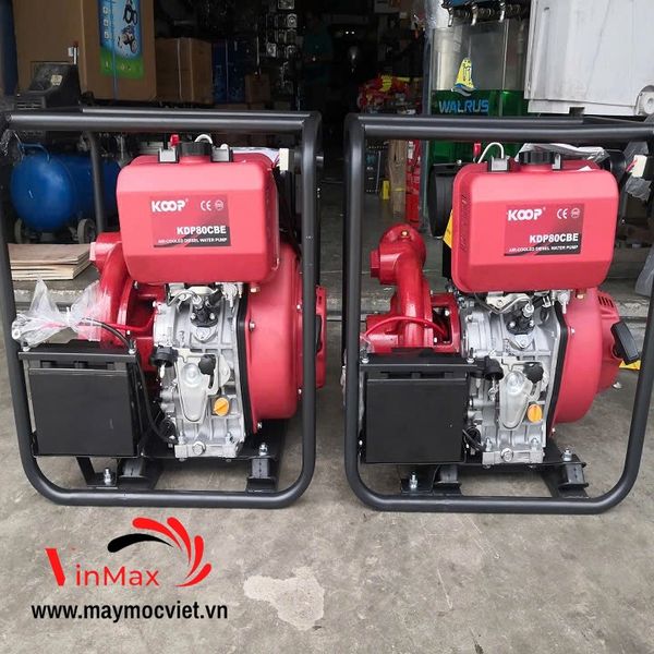 Bơm PCCC diesel Koop KDP80CBE (6.6KW) đề nổ