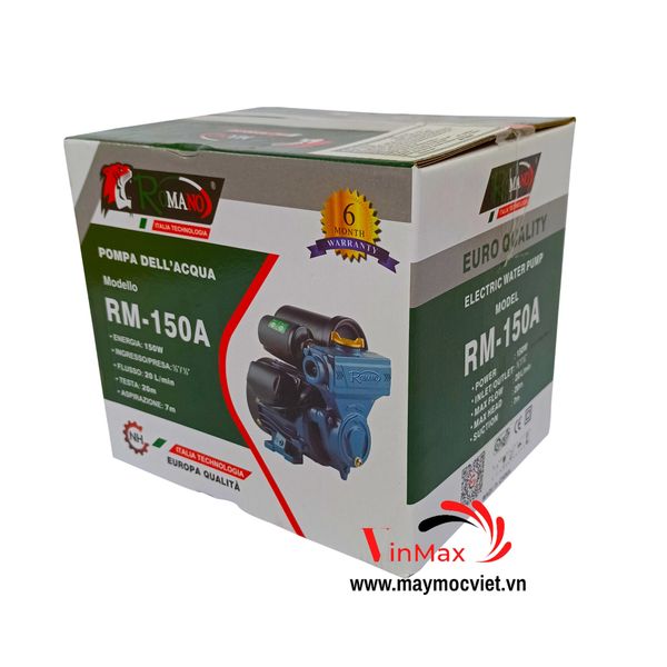 Máy bơm tăng áp Romano RM 150A