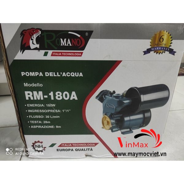 Bơm tăng áp Romano RM 180A
