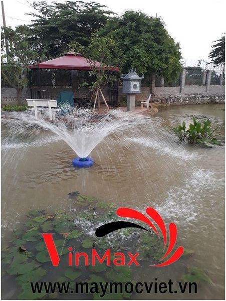 Máy bơm tạo mưa, máy sục khí tạo oxy 1.5kw Turbo TB1500