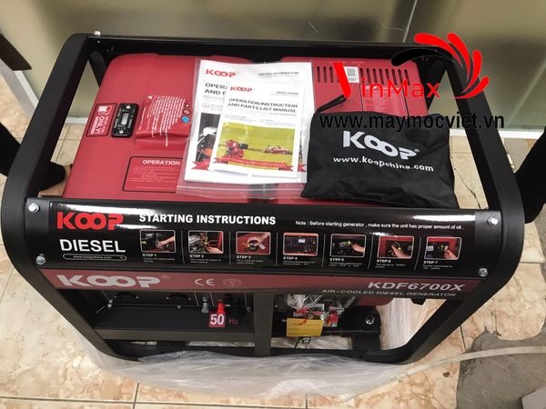 Máy Phát Điện Chạy Dầu 5Kw Koop KDF6700X