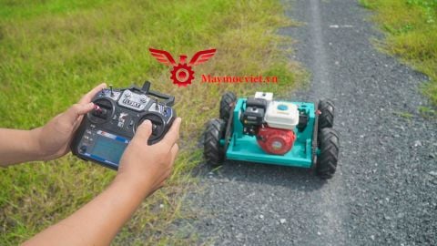 Máy cắt cỏ điều khiển từ xa động cơ xăng Vinmax RB6.5HP