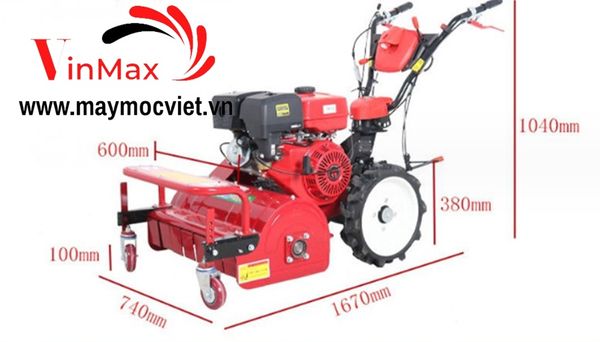Máy cắt phát cỏ trục băm chạy xăng Kawasaki TBX60