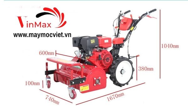 Máy cắt phát cỏ trục băm chạy xăng Kawasaki TBX60