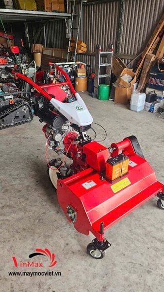 Máy Cắt Cỏ Trục Băm Turbo TBD800 Động Cơ Dầu 13HP