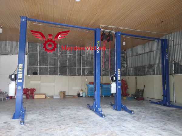 Cẩu Nâng 2 Trụ Có Cổng KONIA 4 Tấn