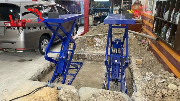 Cầu nâng cắt kéo âm nền 3.5 tấn TURBO TB3500