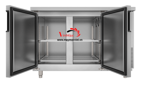 Bàn mát quạt gió 2 cánh mở inox 1200X750X850