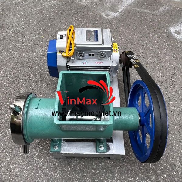 Máy nghiền xương, đùn thịt 52 motor 4hp khung inox Turbo TBC452