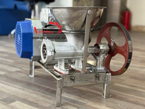 Cối đùn xương, đùn thịt 12 motor 2hp chân inox Turbo TBC212