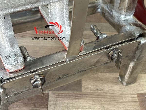 Cối đùn xương, đùn thịt 12 motor 2hp chân inox Turbo TBC212