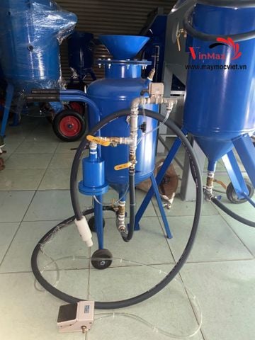 Máy phun cát tẩy sơn đánh gỉ  100 lít Turbo TBP100