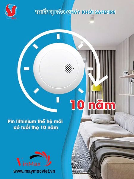 Combo thiết bị báo cháy không dây SF-X cho diện tích 640m²