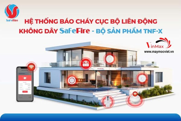 Combo thiết bị báo cháy không dây TNF-X cho diện tích 640m2