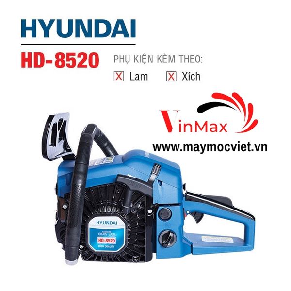 Máy cưa xích chạy xăng Hyundai HD-8520
