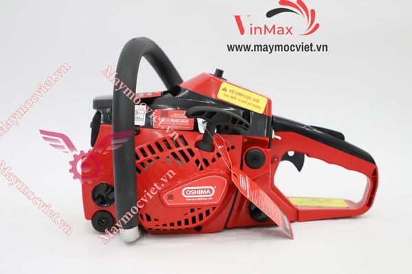 Cưa xích Oshima OS40 LT 58cc Đỏ-đen 2 thì