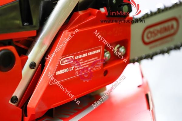 Cưa xích Oshima OS5280 LT 58cc Đỏ-đen 2 thì