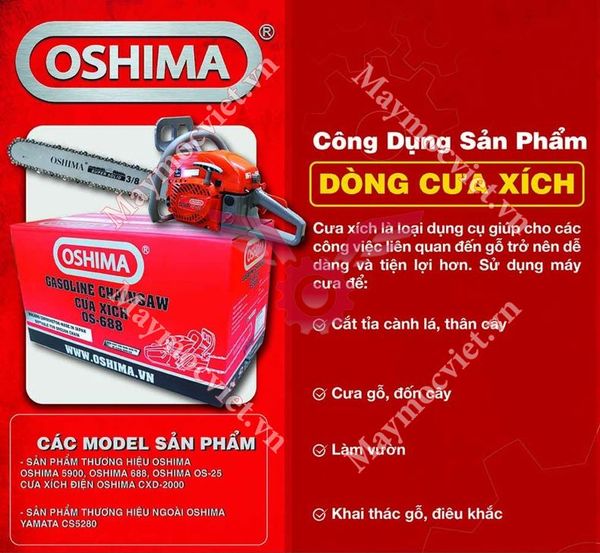 Máy Cưa xích Oshima 688