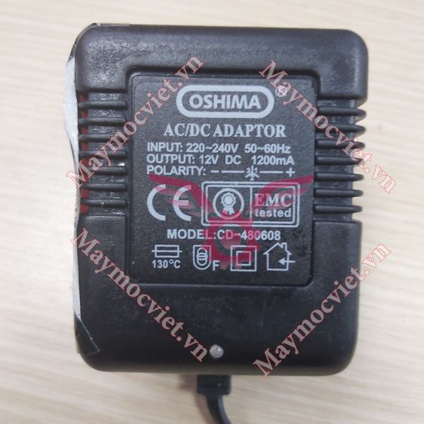 Cục sạc cơ 12V bình xịt điện 1200mA chính hãng Oshima
