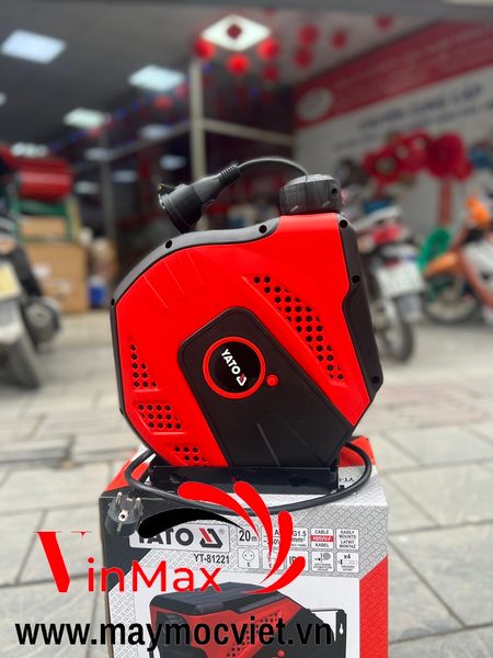 Ổ cắm điện tự rút 10m YATO YT-81220 Ba Lan