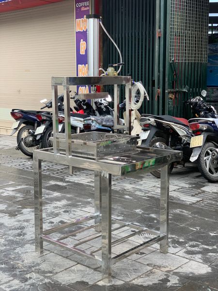 Máy ép đậu hũ, đậu phụ bằng piston khí nén Turbo TBK45