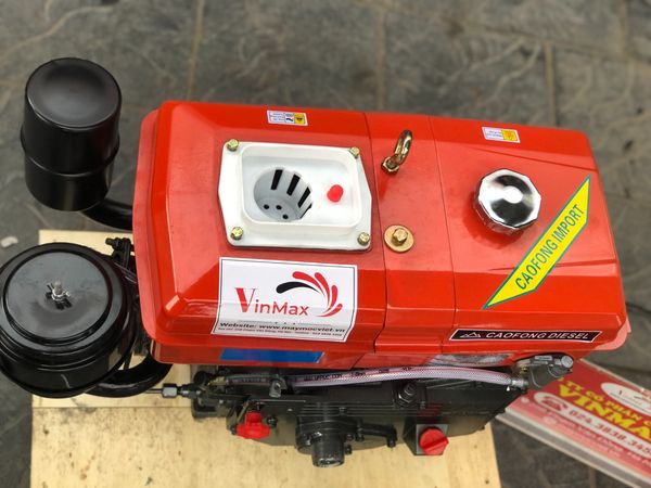 Máy nổ, đầu nổ dầu 8HP Cao Phong R180 D8  mát nước