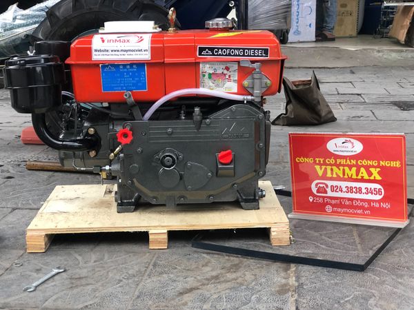 Máy nổ, đầu nổ dầu 8HP Cao Phong R180 D8  mát nước