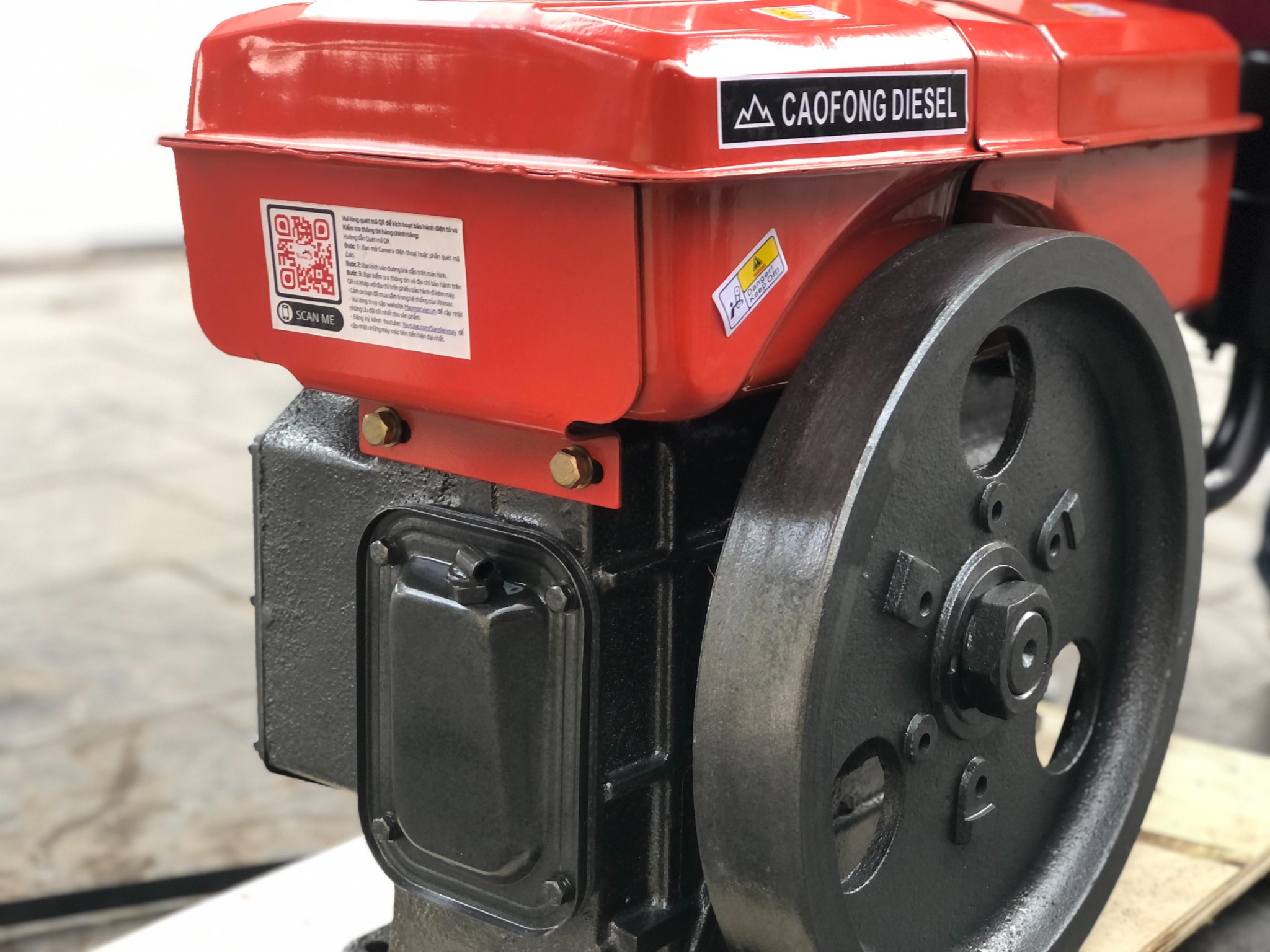 Máy nổ, đầu nổ dầu 8HP Cao Phong R180 D8 mát nước – Vinmax