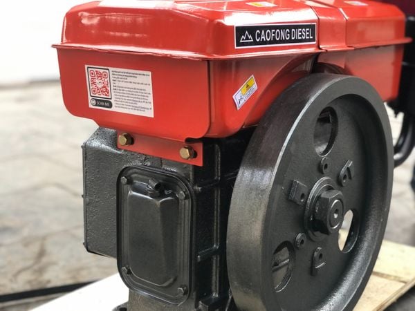 Máy nổ, đầu nổ dầu 8HP Cao Phong R180 D8  mát nước