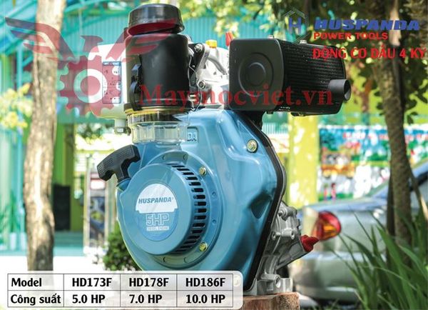 Động cơ dầu Huspanda HD173F 5HP