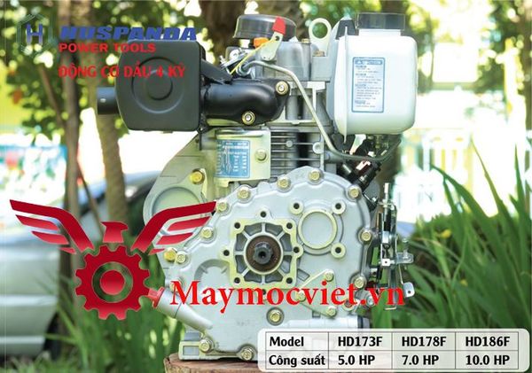 Động cơ dầu Huspanda HD173F 5HP