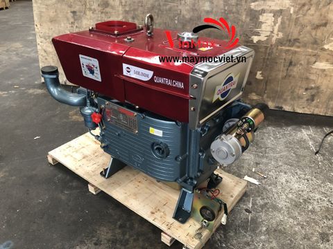 Máy Nổ Dầu 24Hp Quantrai ZS1115M D24 Nước Đề