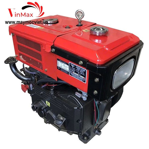 Máy Nổ, Động Cơ Dầu Changfa 8HP CF R180BN (D8 Gió Đèn)