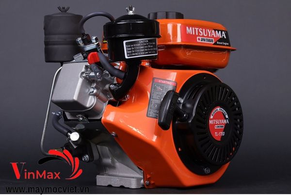 Máy nổ, động cơ chạy dầu Mitsuyama TL170D