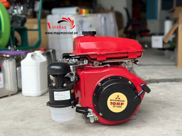Máy nổ, động cơ xăng Mitsubishi Nhật Bản GT1000LN cốt lệch