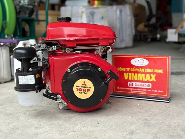 Máy nổ, động cơ xăng Mitsubishi Nhật Bản GT1000LN cốt lệch