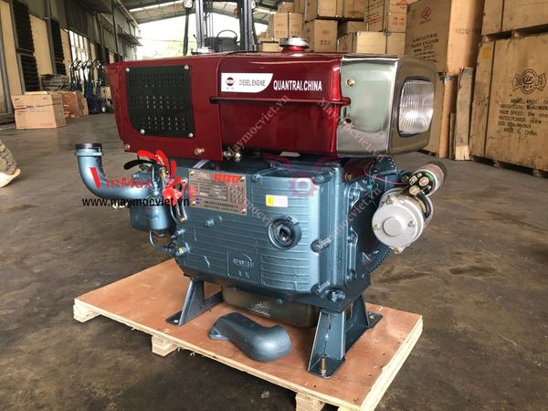 Đầu nổ Diesel QuanTrai D24 S1115ND gió đèn đề