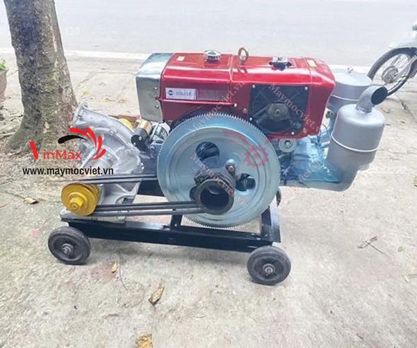 Đầu nổ Diesel QuanTrai D24 S1115ND gió đèn đề