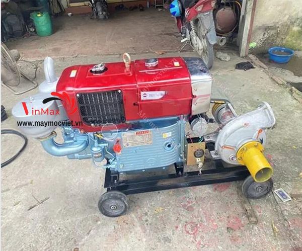 Đầu nổ Diesel QuanTrai D24 S1115ND gió đèn đề