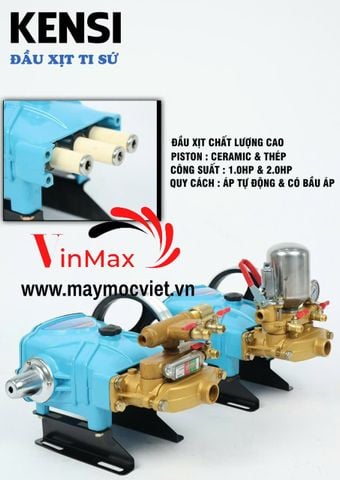 Đầu Phun Xịt 1Hp Kensi KC26ACS Piston Sứ