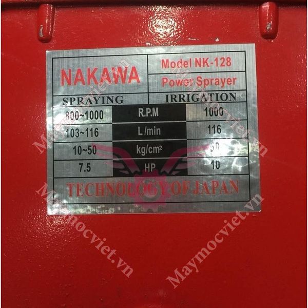 Đầu Phun Xịt Áp Lực 7HP Nakawa NK38128